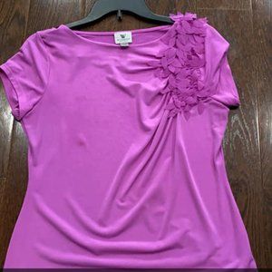 Fuschia Silky Top
